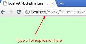 Type url of application here